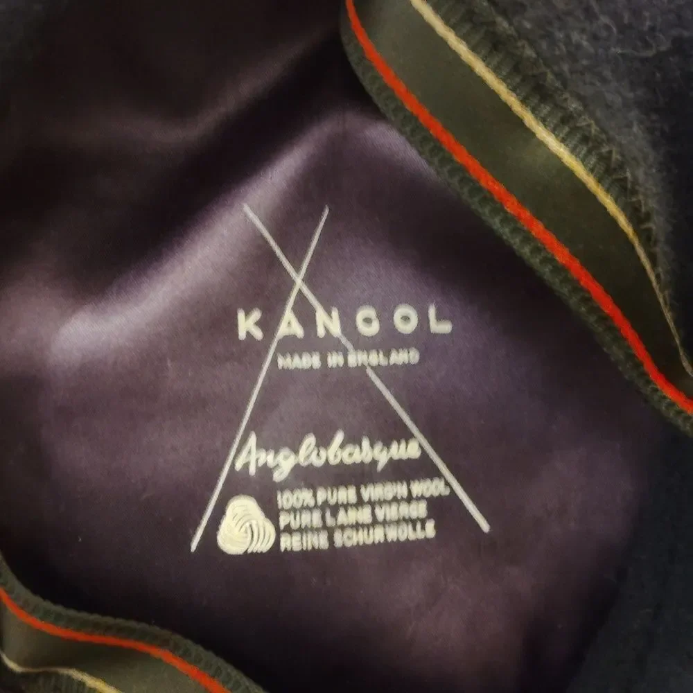 Kangol black angobasque beret, 100% wool, - Picture 4 of 4